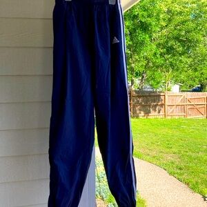 Vintage Navy Adidas Lines Wind Pants